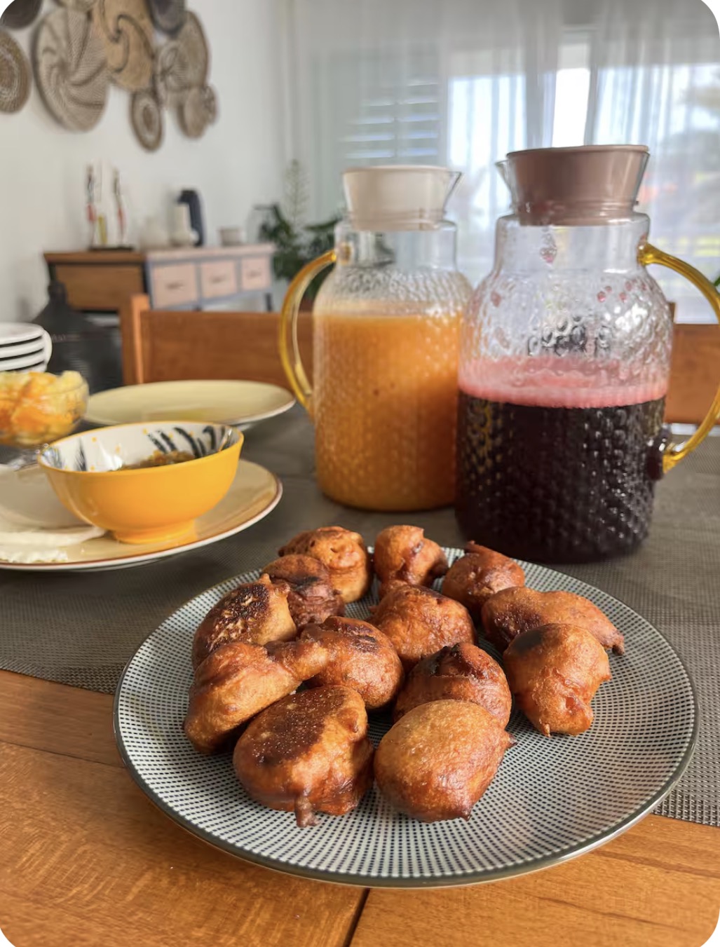 Beignets et jus